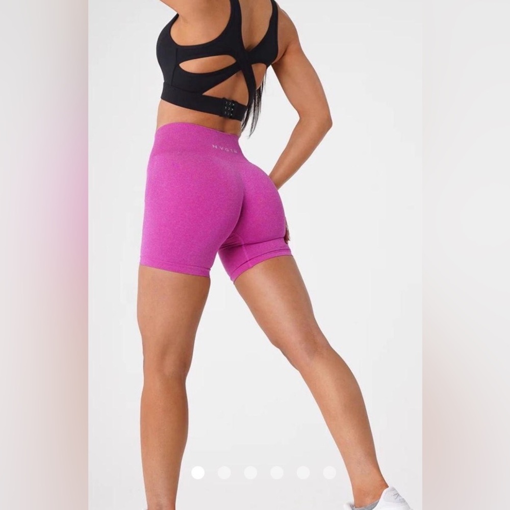 Pink workout/biker shorts size small